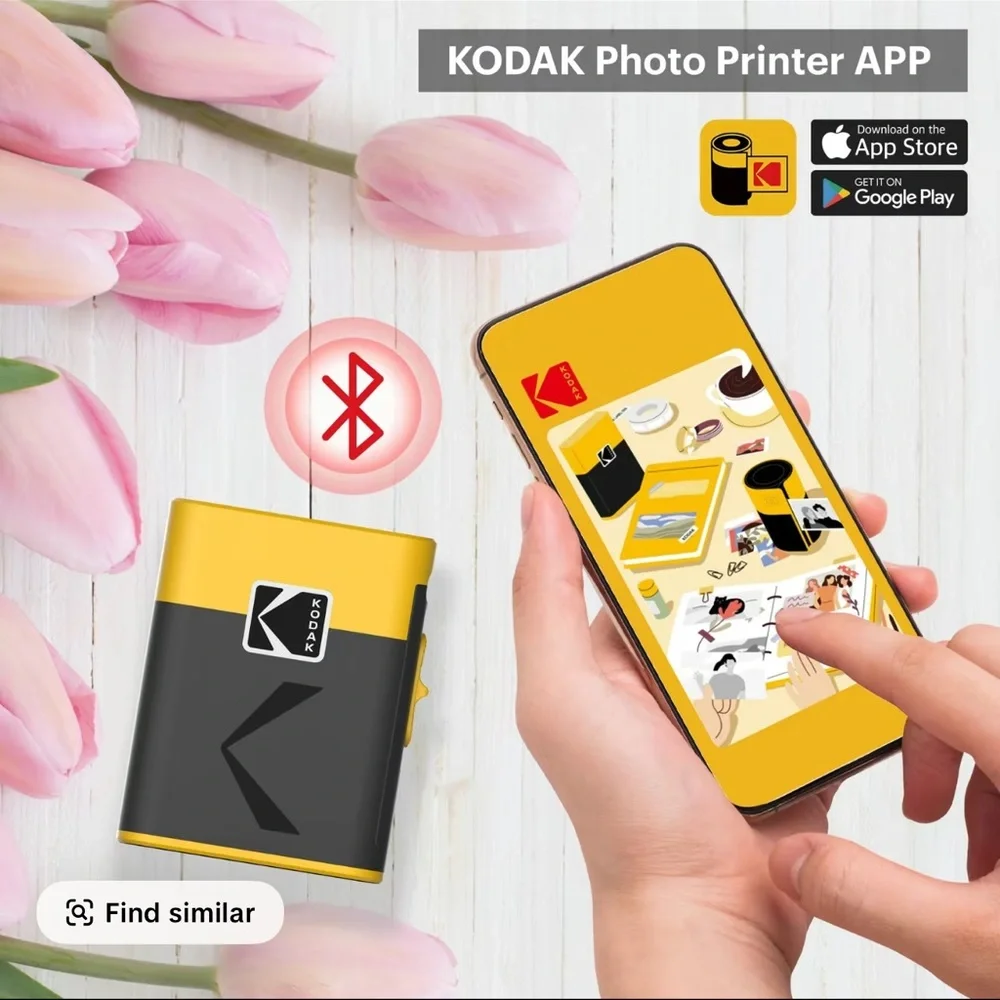 NEW Kodak Label Era Instant Printer in Black and white